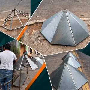 Fabricación de estructuras metálicas antiviento — Instituto Geofísico